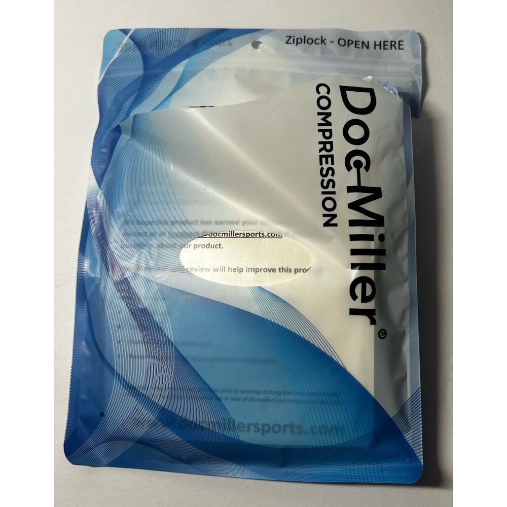 Doc Miller Compression Socks New Open Toe Size Small 1 Or 8-15mmHg.